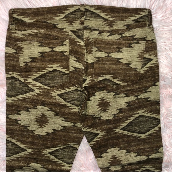 Ralph Lauren Aztec Pants Size 10 slimming straight - Picture 9 of 11